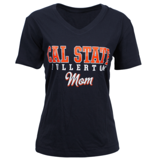 Cal State Fullerton Mom V-Neck